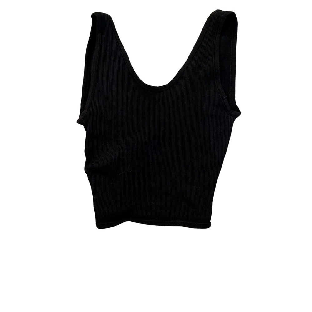Out From Under Black Twist Front Tank Top - Picture 4 of 5